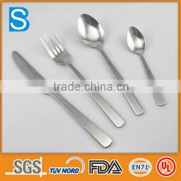 Restaurant 18/8 or 18/0 hand polish stainless steel inox cutlery