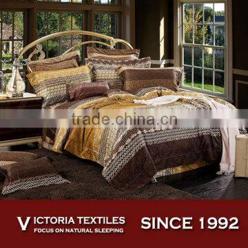 luxury classic chocolate design comforter set bed in a bag queen