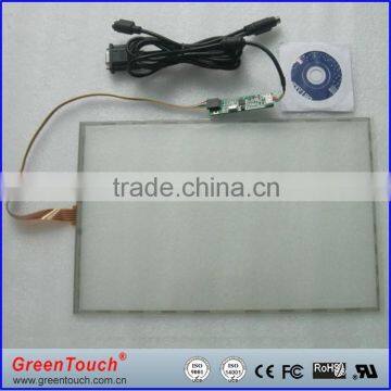 CE FCC RoHS approved 5 wire 22'' resistive touch screen