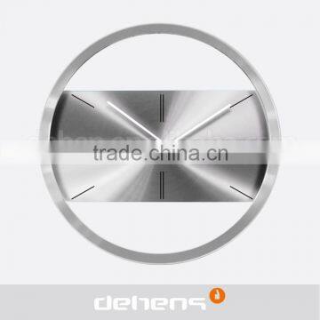 DEHENG 12'' 2016 promotional hollow out oxidation metal wall clock