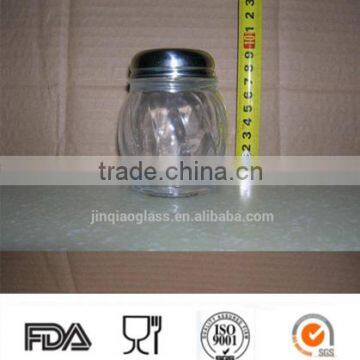 Different kinds of glass salt shaker