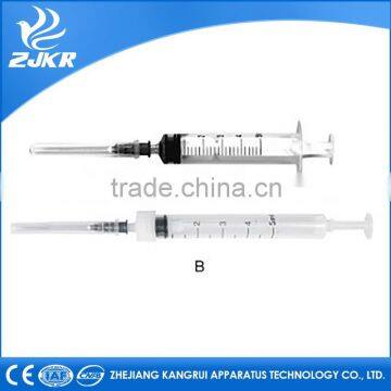 New Products trustworthy Body Treatment disposable syringe with price