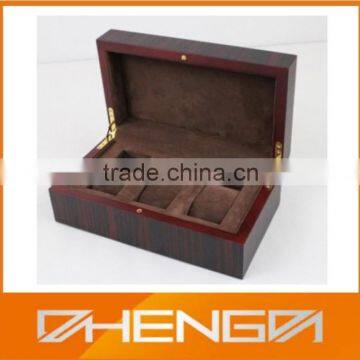 Guangzhou Factory Custom Hinged Wooden Display Box