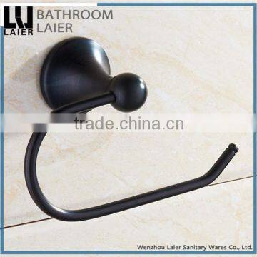 Customized Huge Stock of Quality Zinc Alloy ORB Finishing Bathroom Accessories Wall Mounted Toilet Paper Holder photo-3