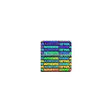volume reflection hologram sticker