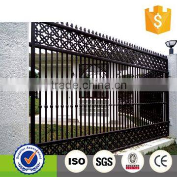 decorative wrought iron fence deisgn