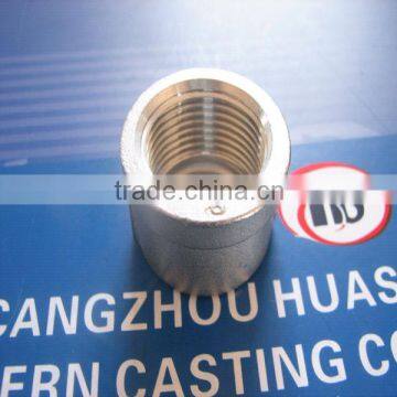 stainless steel threaded cap