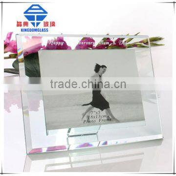 transparent sheet glass with polished edge for photo frame