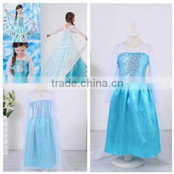 Hallowmas cosplay costume, frozen elsa girl skirt, fashionable frozen dress