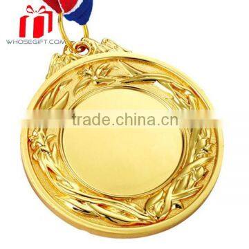 Hot Sale Gold / Nickel / Bronze Customize Soccer Medal Trophy And Medals