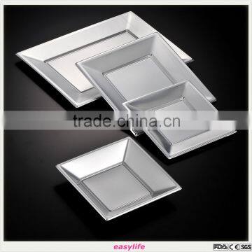 2016 new design disposable plastic plates with FDA certificate
