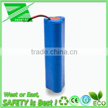 11.1V 6.6AH battery 18650 1 year warranty CE/ROHS/UN38.3/MSDS E-bike, EV application