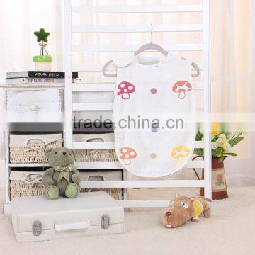 2015 new style 100% cotton cute mushroom babi infant sleeping bag