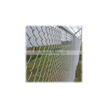 galvanized chain link fence