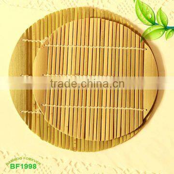 20cm Green Bamboo Round Sushi Mat