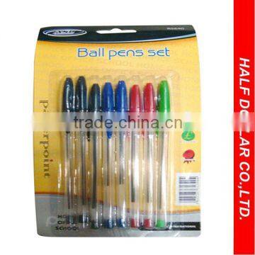 Normal & Colorful Ink School & Office Ball Pen/Promotional Ball Pen/Plastic Ball Pen/Ballpoint Pen/Gift Penball pen for student