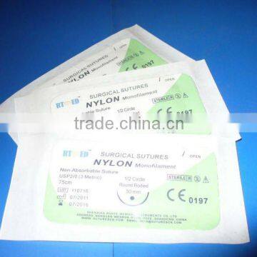 CE, Medical nylon suture with needle