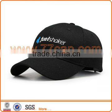 fashion plain cotton black baseball cap factory