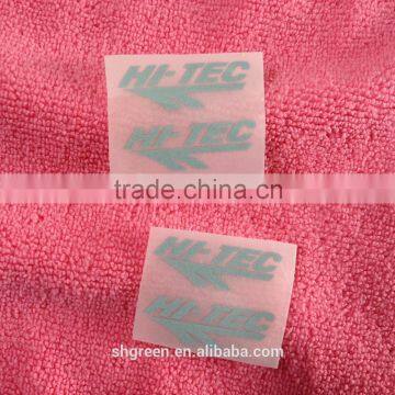 Reflective silver 3D silicone rubber heat transfer sticker