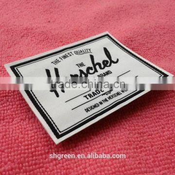 Laser Cut Logo Main Woven Label in Apparel