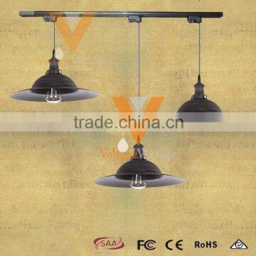 Factory Wrought Sterling Vintage Metal Pendant Lamp Industrial Filament Track Light Naval Luffy Ceiling Light