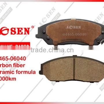 04465-06040 FR Brake pads with iron shim