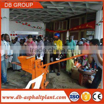 cheap manual interlocking clay Lego brick making machine