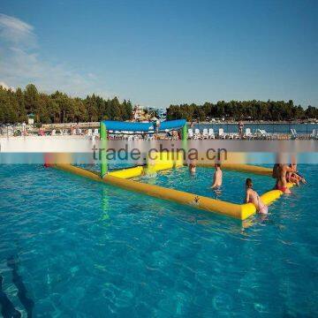 Hola water game inflatable volleyball court for sale