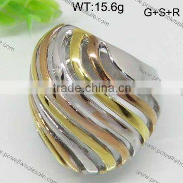 Guangzhou Factory Wholesale stainless steel national championship ring