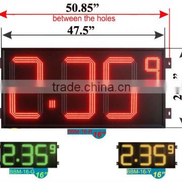 16 inch led gas price sign