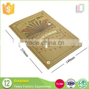 GuangDong Unique Hot Stamping Large Size Elegant Special Paper Christmas Card photo-4