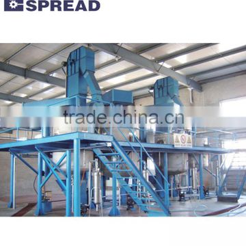 Industrial paint production line