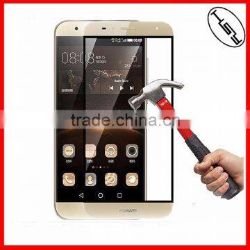 HUYSHE Cell Phone Waterproof Tempered Glass 2.5D Full Cover Screen 0.3mm Protector for Huawei G8 photo-3