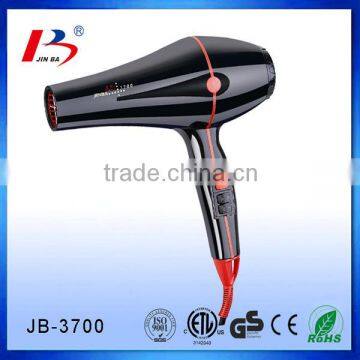 no noise hotel travel professional 2000W dc motor ionic hair dryer for salon with removable filter nozzle diffuser