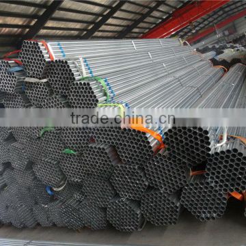 steel galvanized pipe 3/4''-16''O.D./ 1 1/2 inch gi scaffolding pipe manufacturer