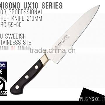 Misono damascus kitchen knife UX 10 series Made in Japan