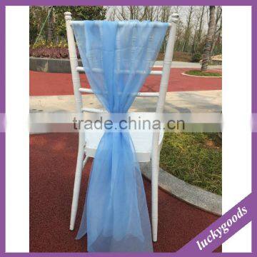 95cm Organza Red Chair Sashes Wedding Chair Decoration photo-5