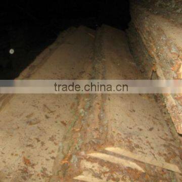 Unedged timber