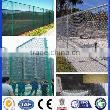 Made in China ISO Certification green chain link fence