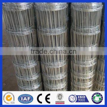 Alibaba China Wire diameter 1.8cm-2.5mm Galvanized Hinge Joint Knot Wire Mesh Grassland fence/kraal network/animal fence