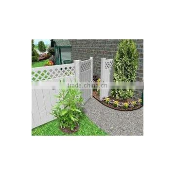 easily assembled vinyl fence/ pvc white picket fence/ pvc cerca blanca