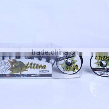 2016 New style fashion design transparent nylon monofilament fishing line