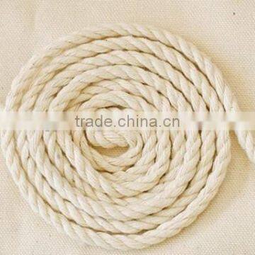 cotton rope/cotton 3-strand rope/cotton twisted rope