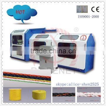 automatic plastic pe pp rope making machine with good price M :0086 15163879588 email:alice@ropeking.com