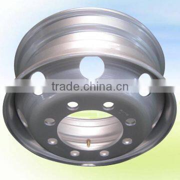 China Tubeless Wheel Trailer Parts Steel 22.5" Rims