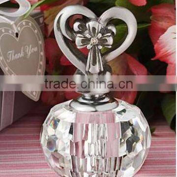 Beautiful crystal perfume bottle wedding favor for gift