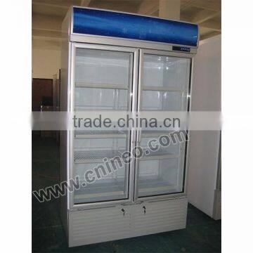 Upright Glass Door Refrigerator Sharp/red Bull Refrigerator photo-3