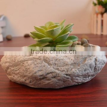 Garden decoration nature stone flower pot