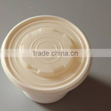 Biodegradable disposable bagasse pulp bowl