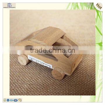 Wholesale Handmade Unfinished Kids Wooden Toy Tractor Car photo-2